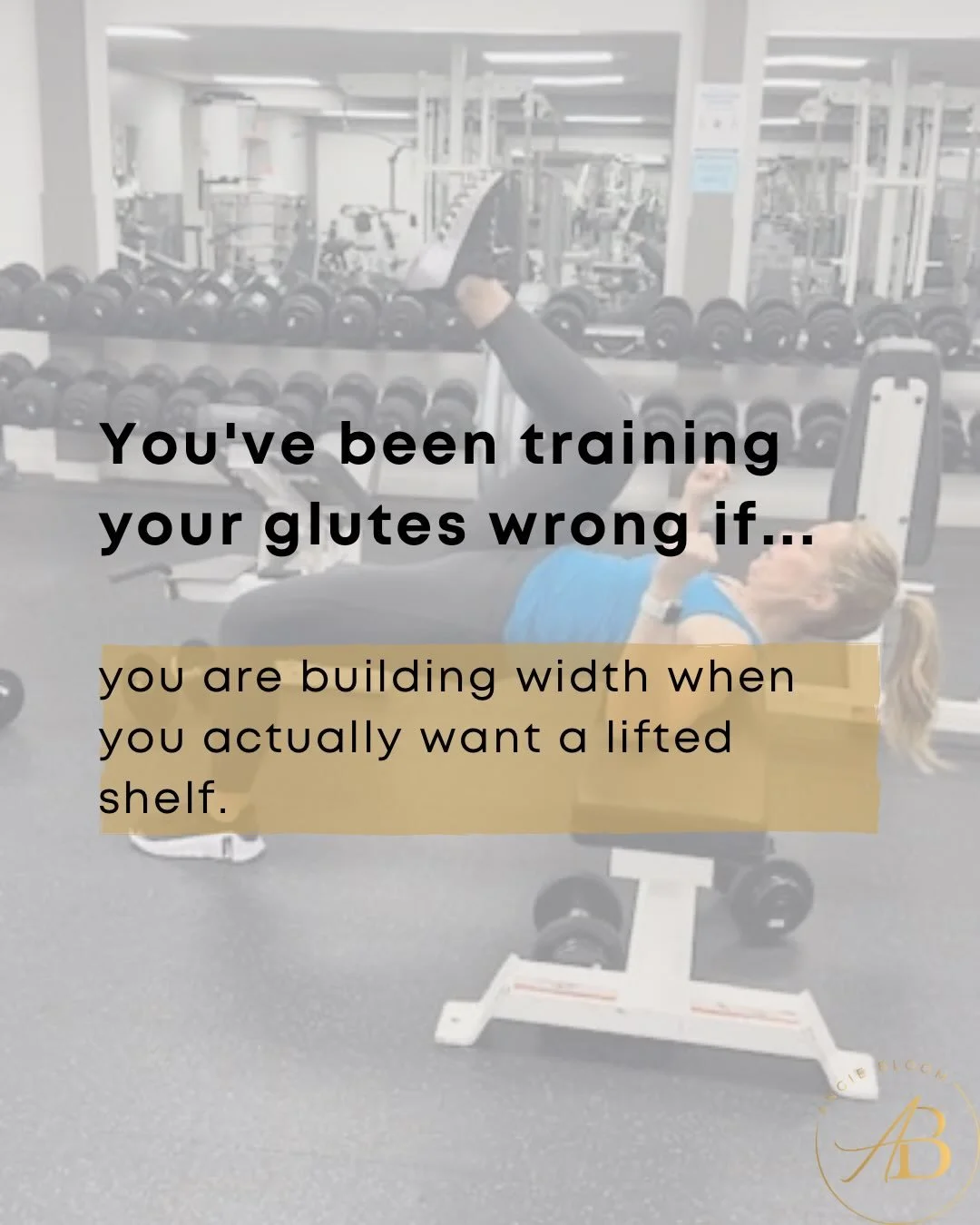 Stop settling for wide, square glutes. It is time to build that lifted upper shelf you actually want! 🍑

After 25+ years of coaching, I see the same mistake ruining progress every single day. You might be doing the right exercises, but you are doing