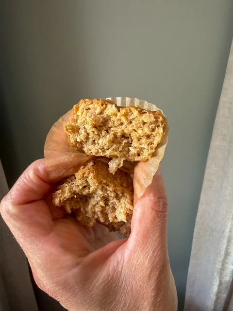 Peanut Butter Banana Oatmeal Muffins