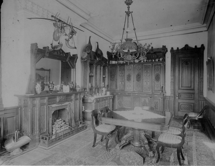 Historic Dole Mansion interior.