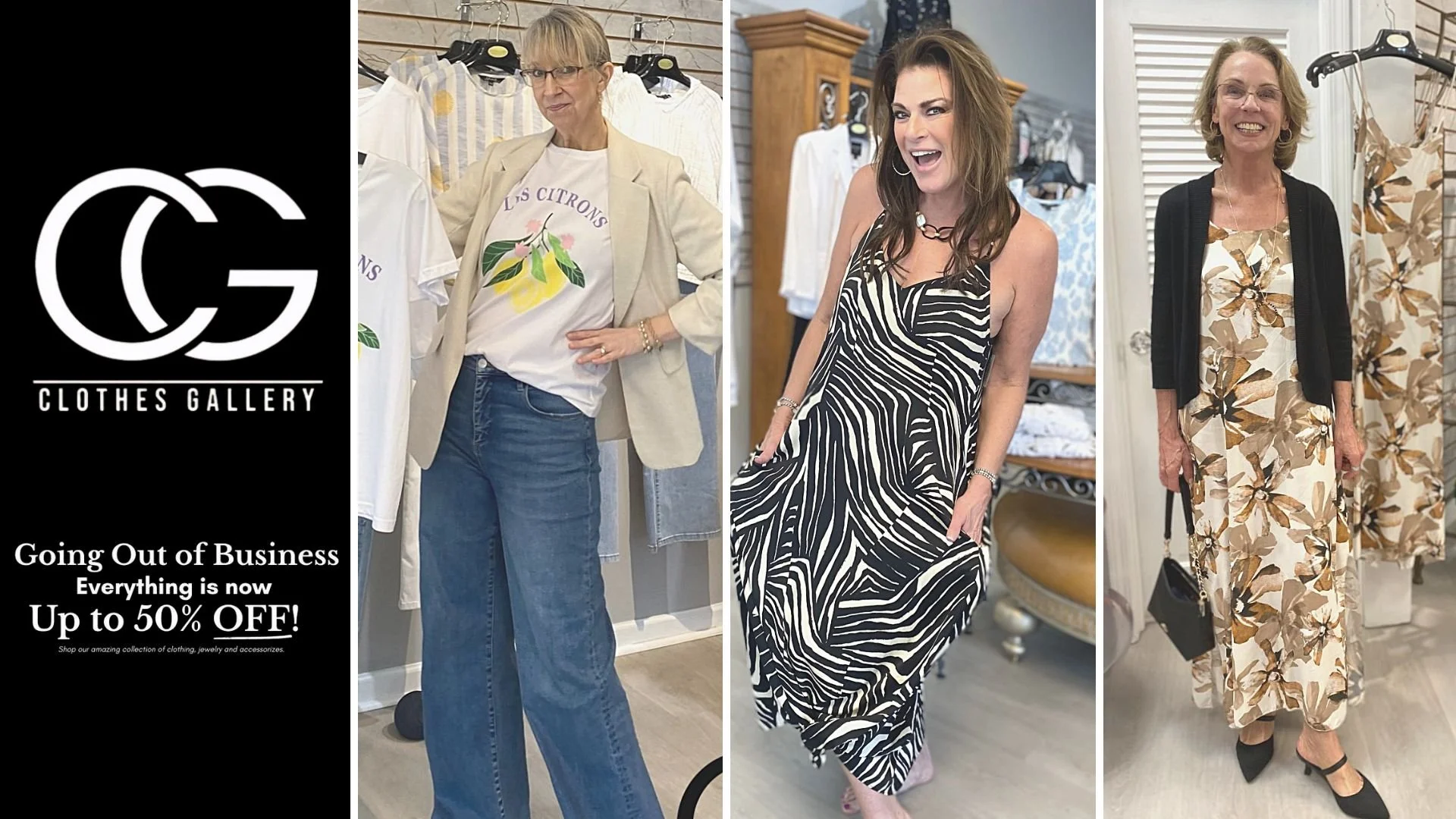 Clothes Gallery Going Out Of Business Sale!