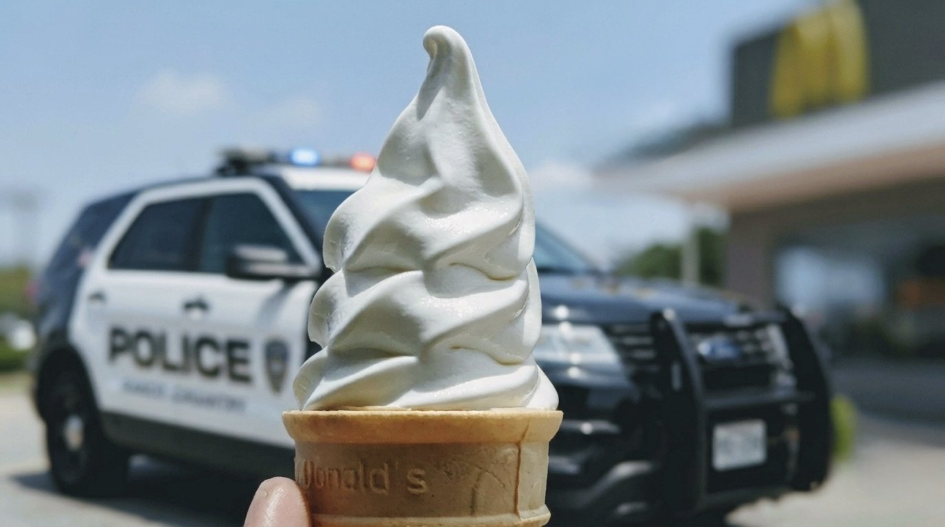 Cone with a Cop