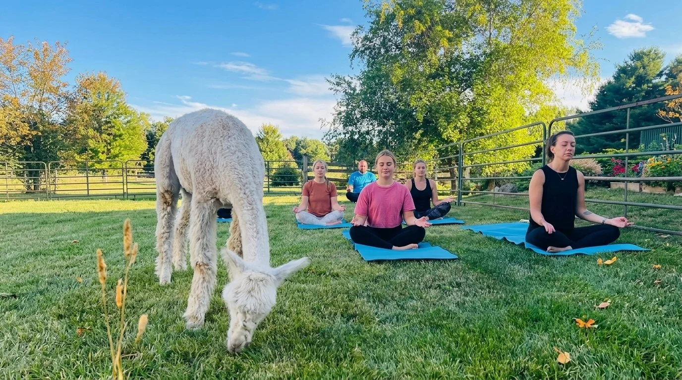 Yogapaca: Alpaca Yoga