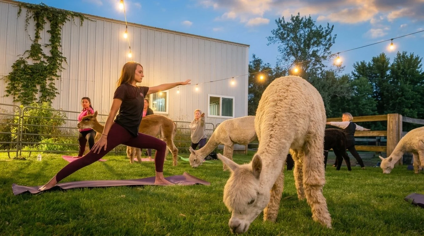 Yogapaca: Alpaca Yoga 