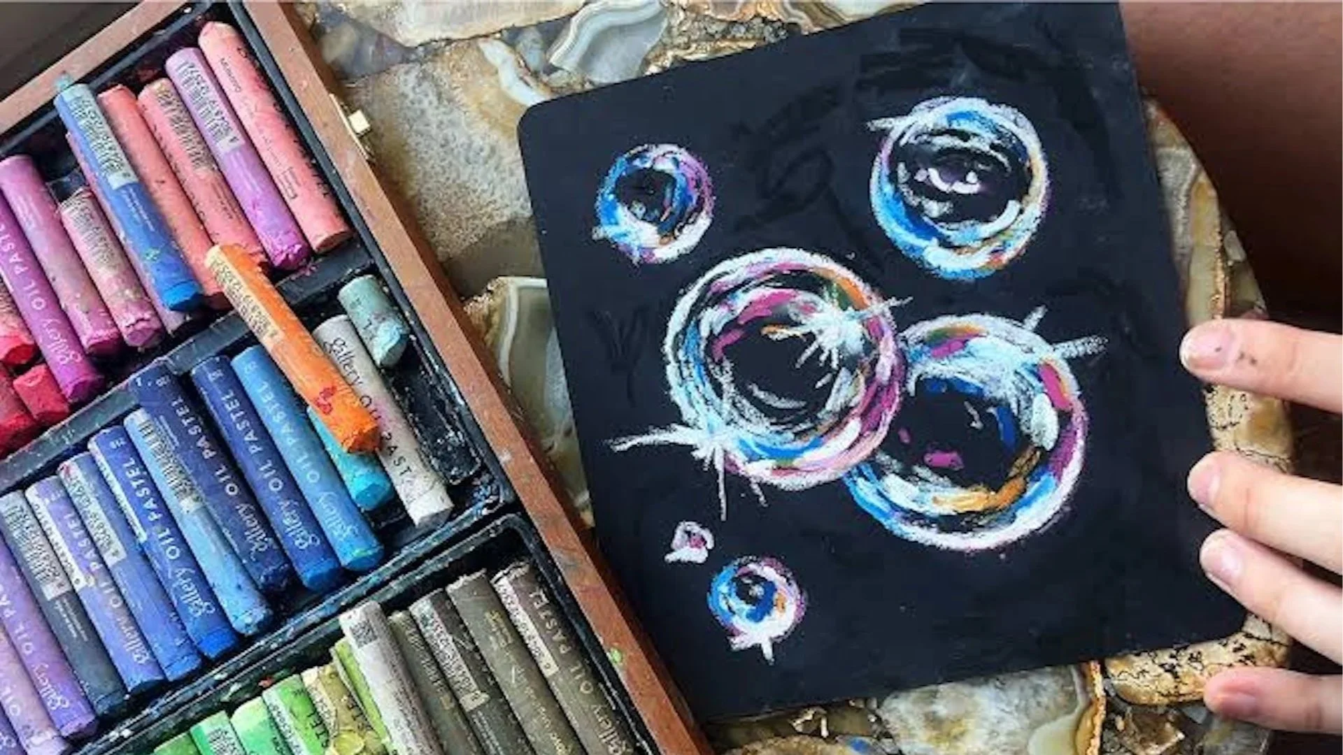 Mini Masterpieces: Pastel Bubbles