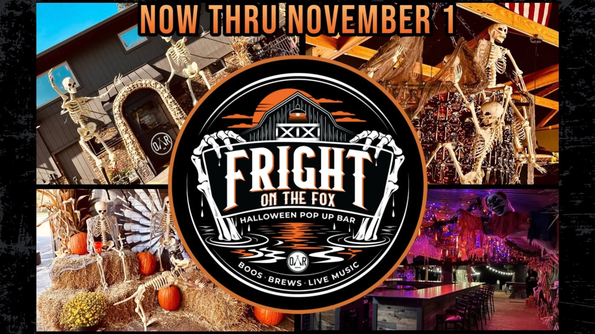 Fright on the Fox: Through Nov. 1