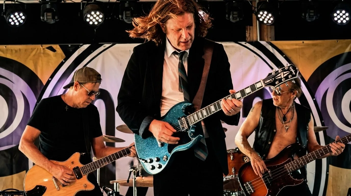 Turkey Ball: Downpour (AC/DC), Beyond the Blonde, Modern Day Romeos