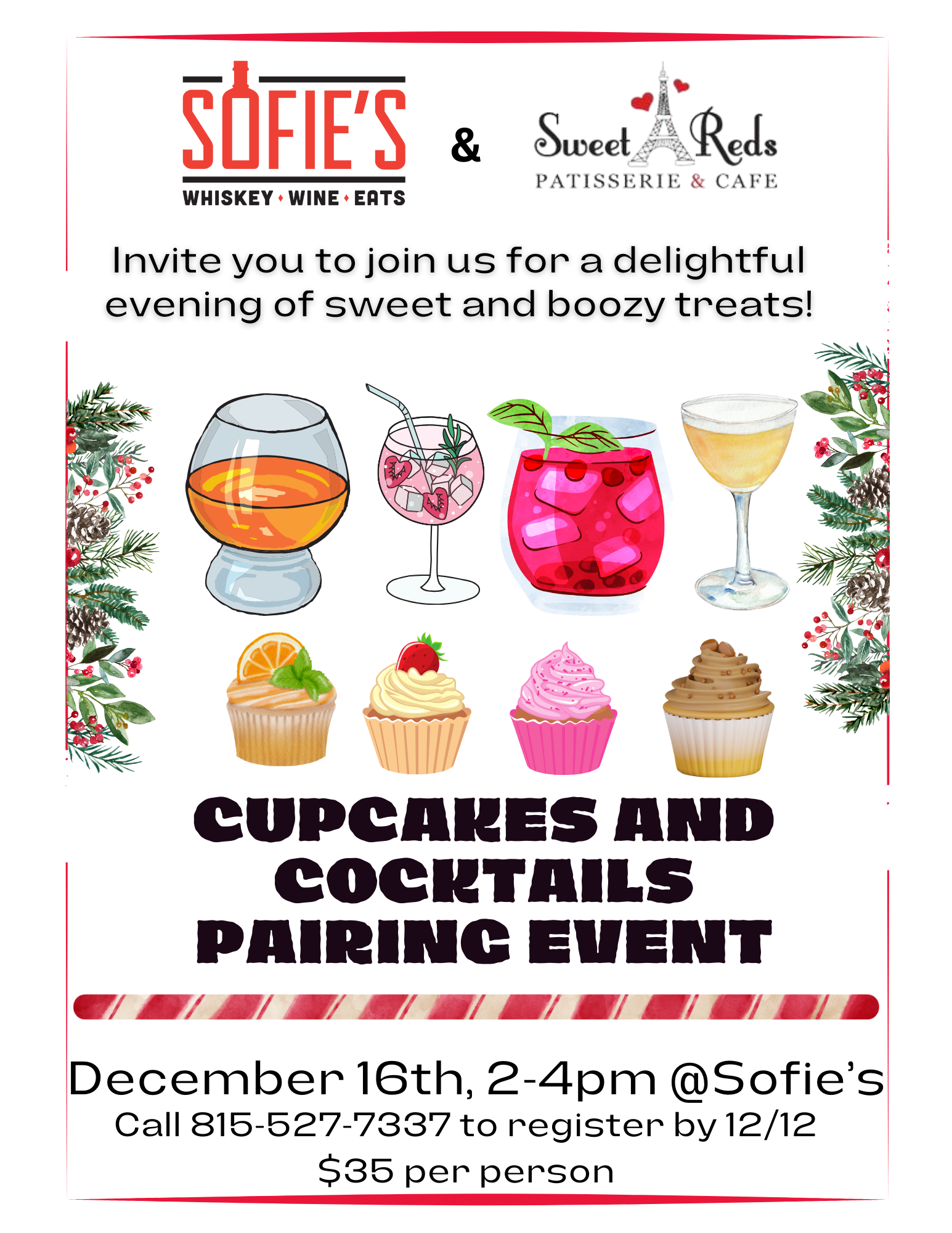 Cupcakes & Cocktails Pairing Event — McHenry County Living