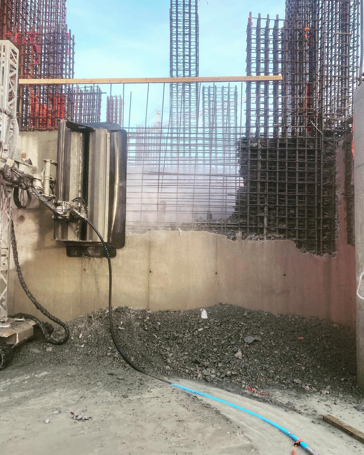 Taking care of business #hydrodemolition #concrete #demolition #whereswalco #highpressure #worksmart