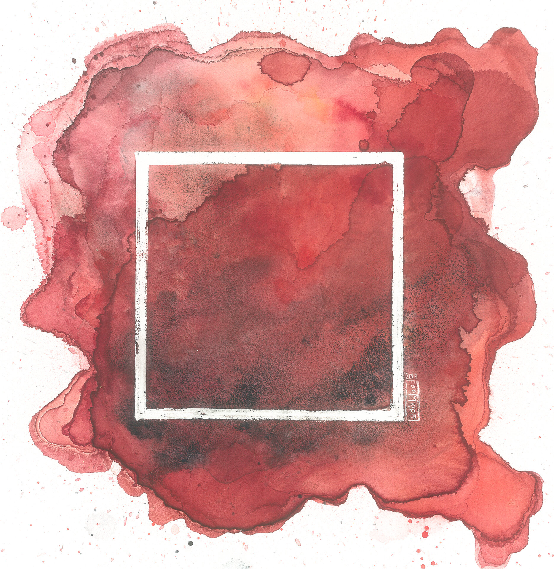 Unable to Compartmentalize Triptych No 1 Red 2018.jpg