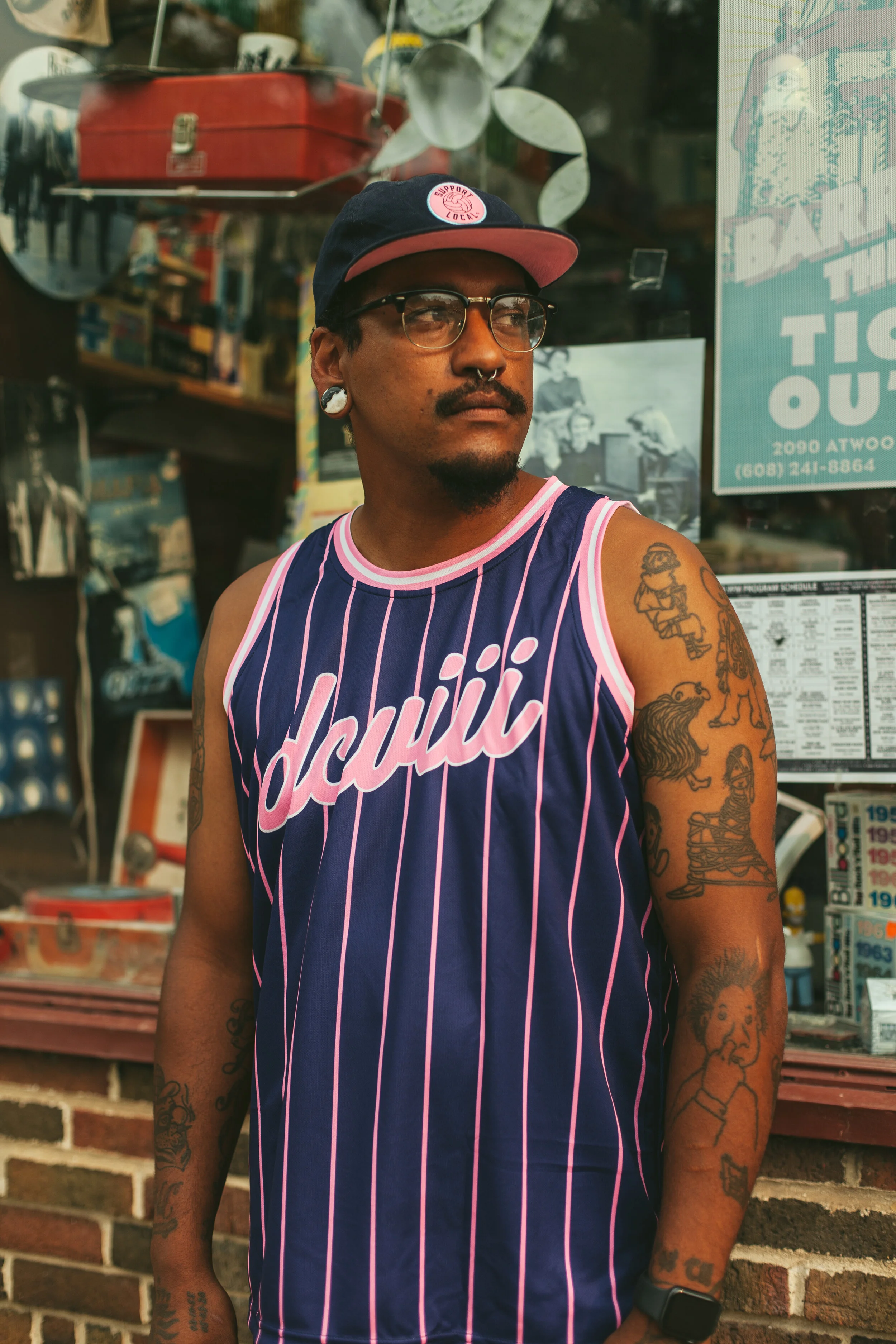 local basketball jersey