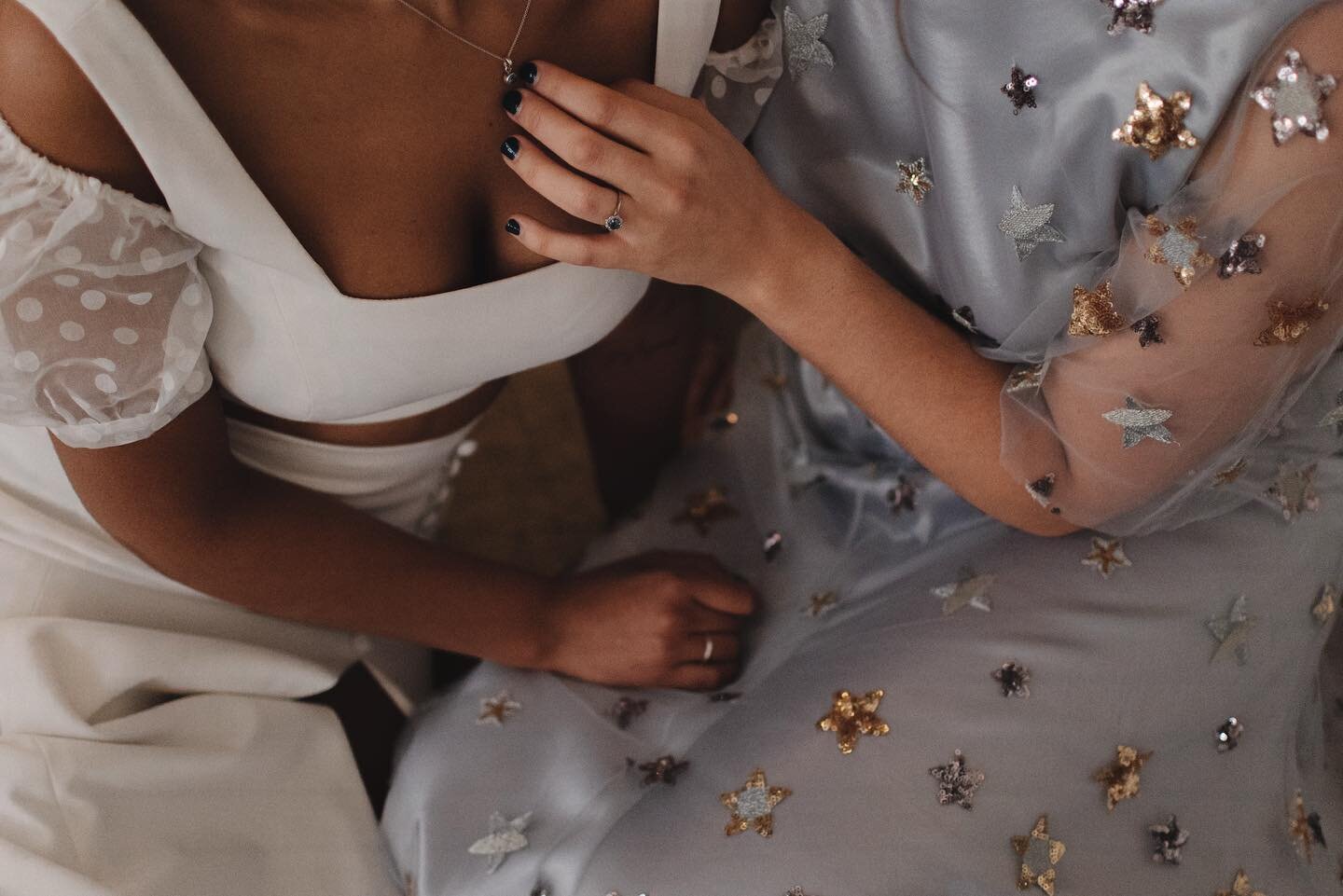 tash and marthe covered in sunshine and stars ✨

workshop - @loveforall_lgbtq
﻿venue - @brightonharbourhotel
﻿concept, head photographer - @stephaniedreamsphotography
﻿lovers - @_breakingthedistance
﻿stylist, planner - @hiresocieties
﻿florist - @the_