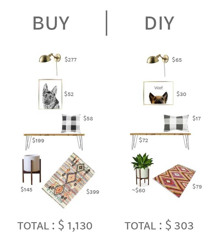 Get The Look Of Our Entryway (A Buy | DIY, High | Low)