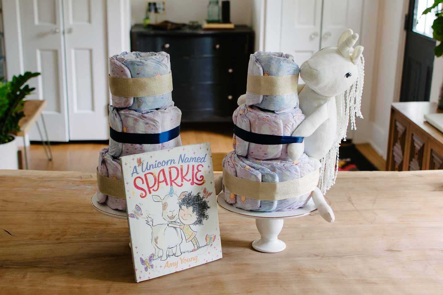 Make A Unique Diaper Cake The Mama Will Love (and it's easy!)
