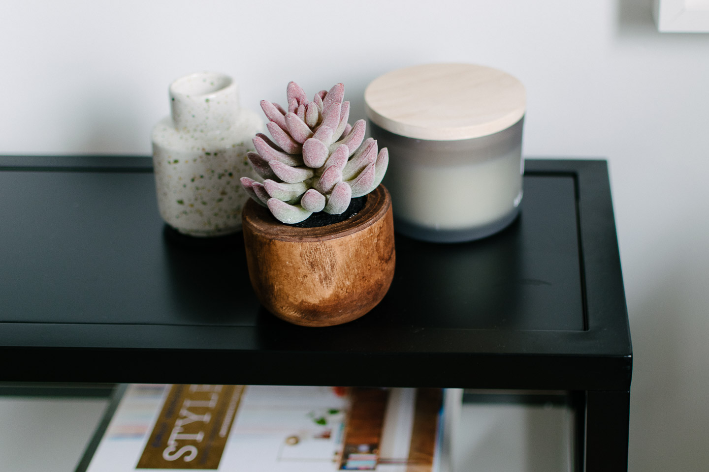 A Space Saving TV Stand In The Guest Room