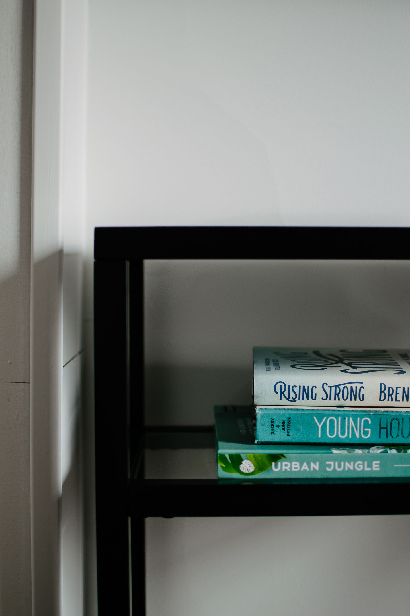A Space Saving TV Stand In The Guest Room