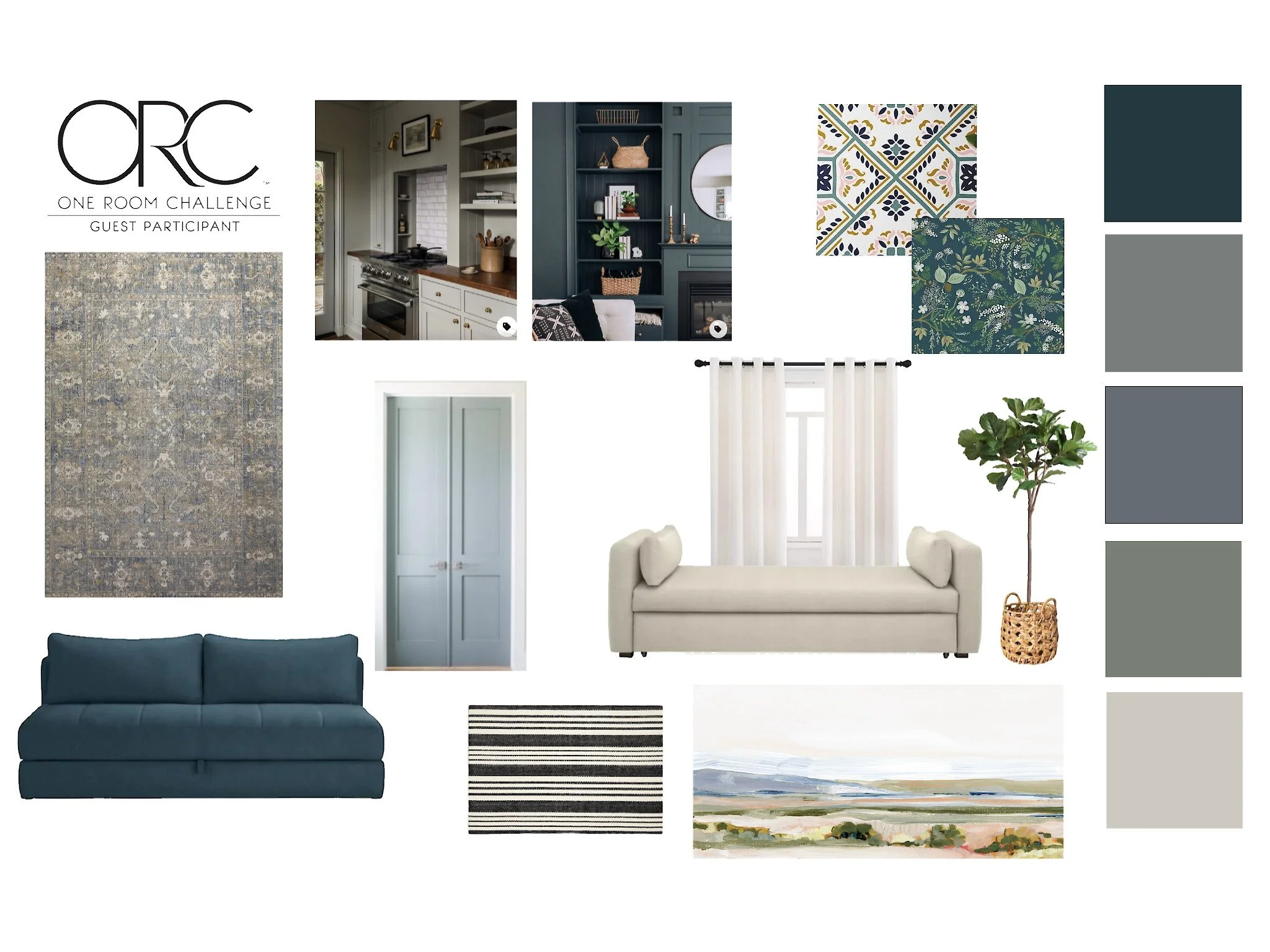We're manifesting our dream life using our home : One Room Challenge Week  1