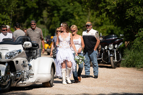 Biker Wedding Wear Photos - From Bustiers and Boots to Almost Classic Biker Wedding Wear Photos - From Bustiers and Boots to Almost Classic