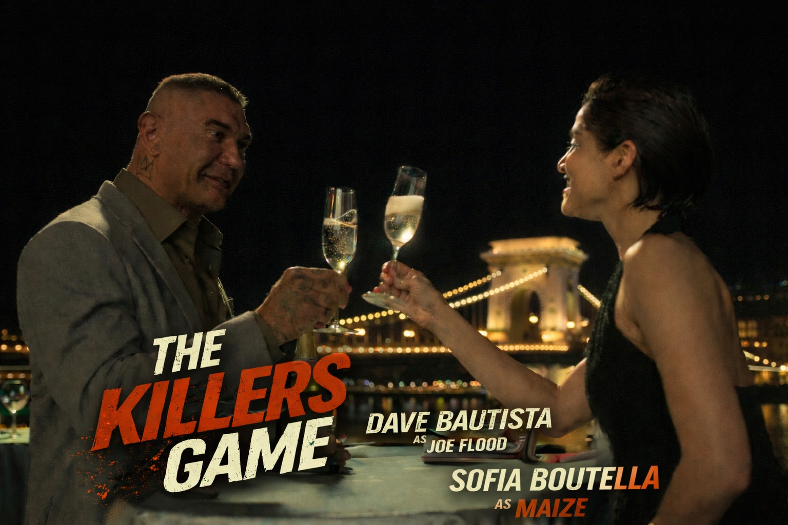 The Killers Game  - Action movie, Costume design by David Wolfe  (AKA Wolfie). Sofia Boutella as Maize Arnaud