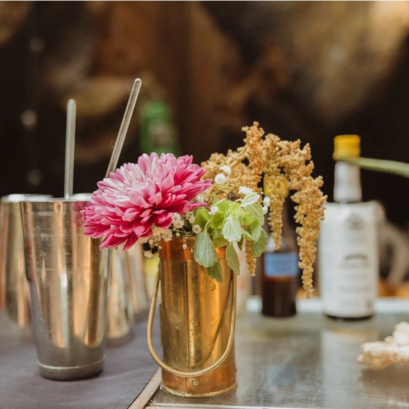 ✨ Bloom where you&rsquo;re poured 🌸🥂 #CocktailVibes #GoldenHourGlow #FloralMood