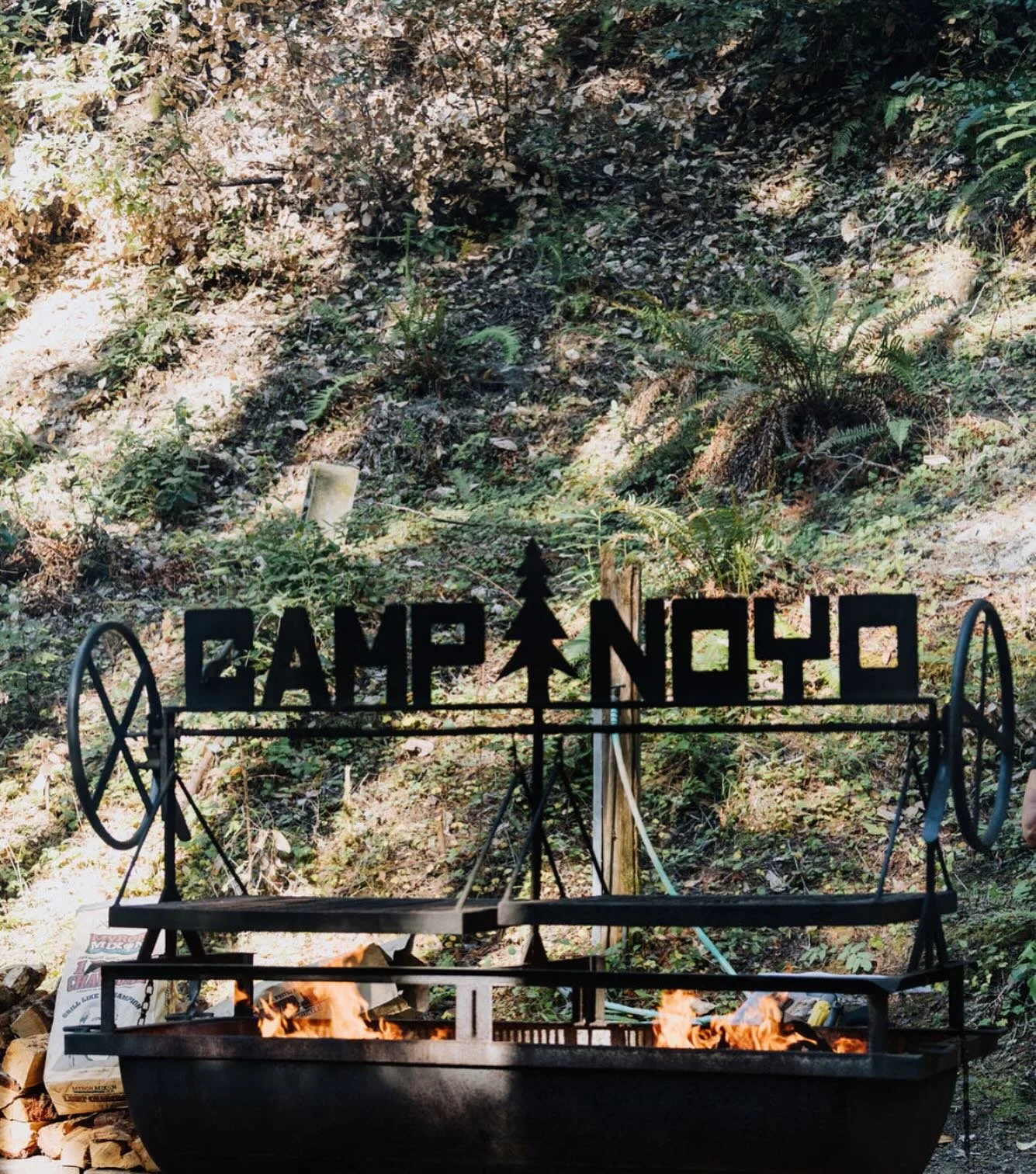 The fire that started a thousand camp stories. Drop yours below⬇️ #campnoyo #visitmendocinocounty 

PC @caricourtright