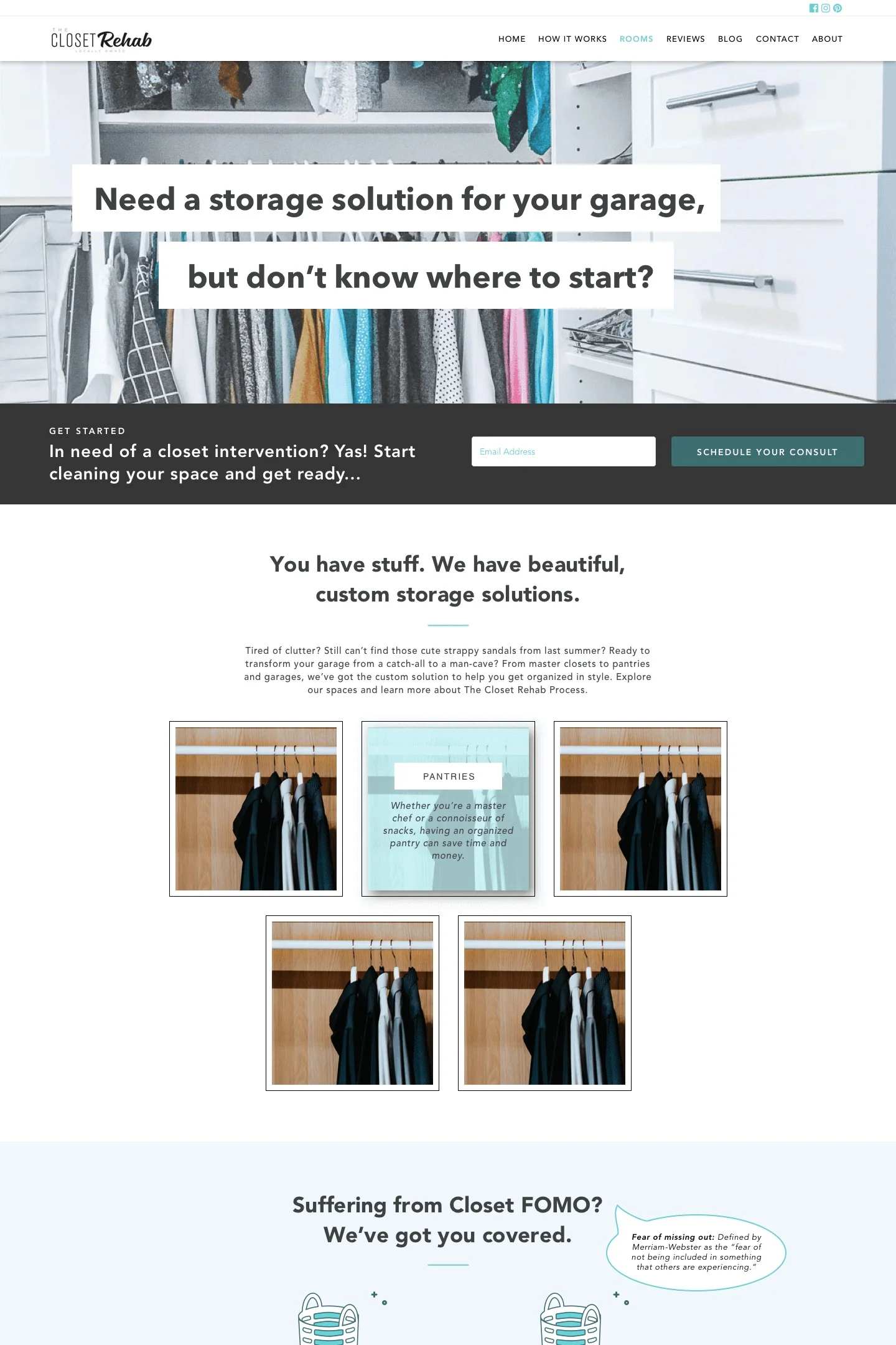 After Redesign / Home Page