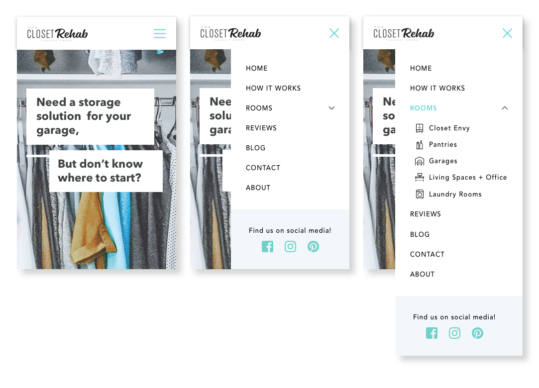 Mobile Views / Navigation