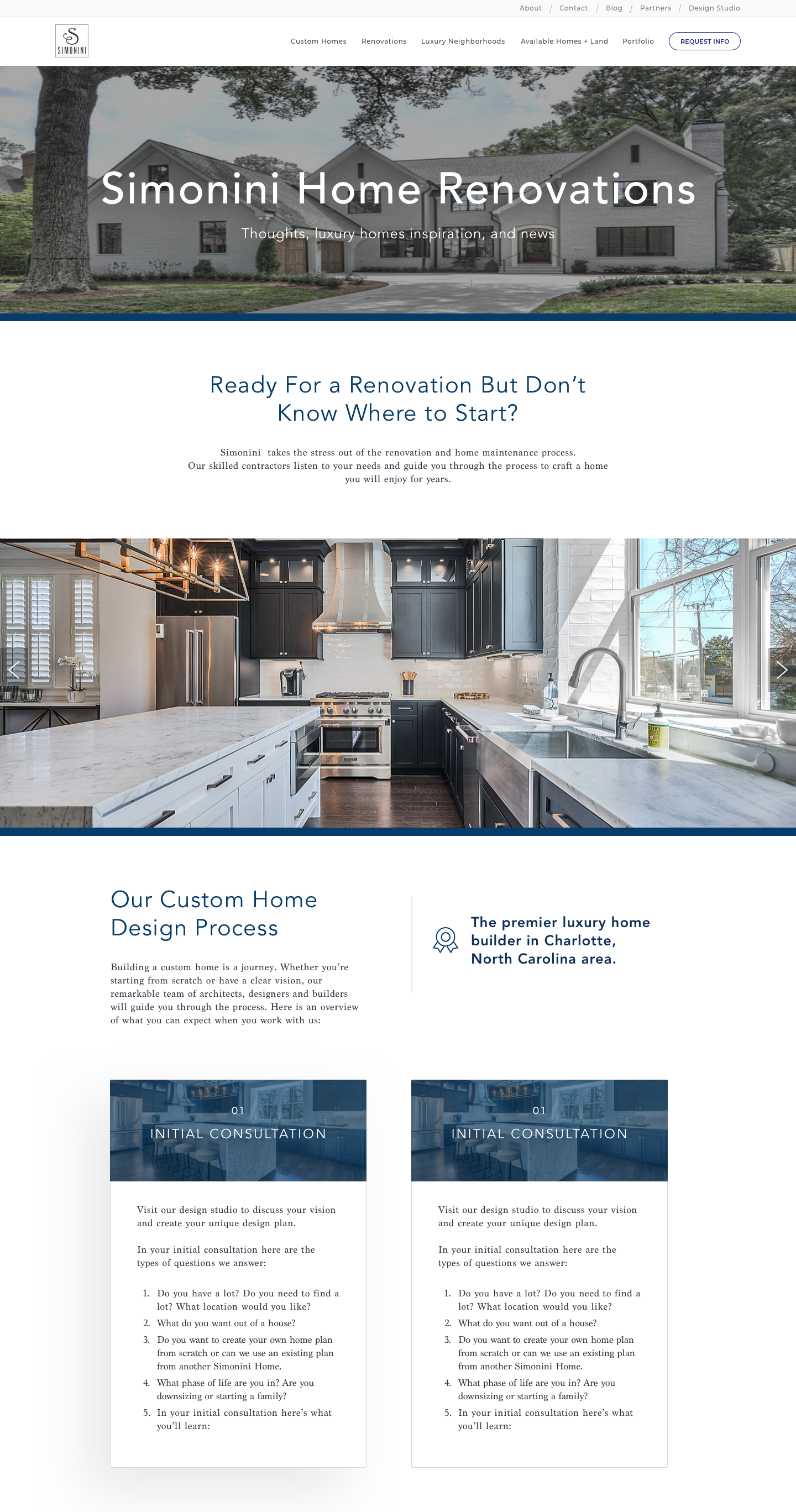 Renovations