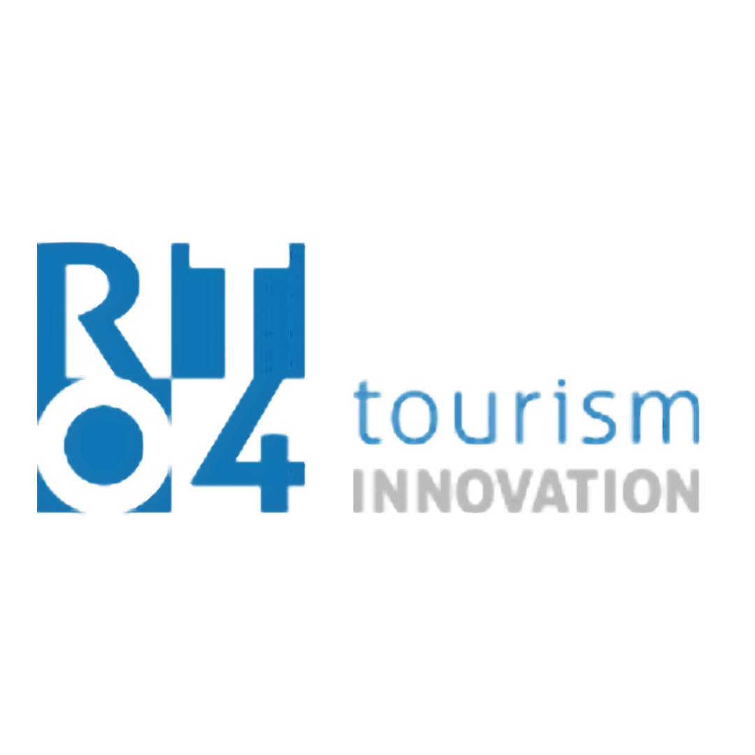 Logo for RTO4 tourism innovation.