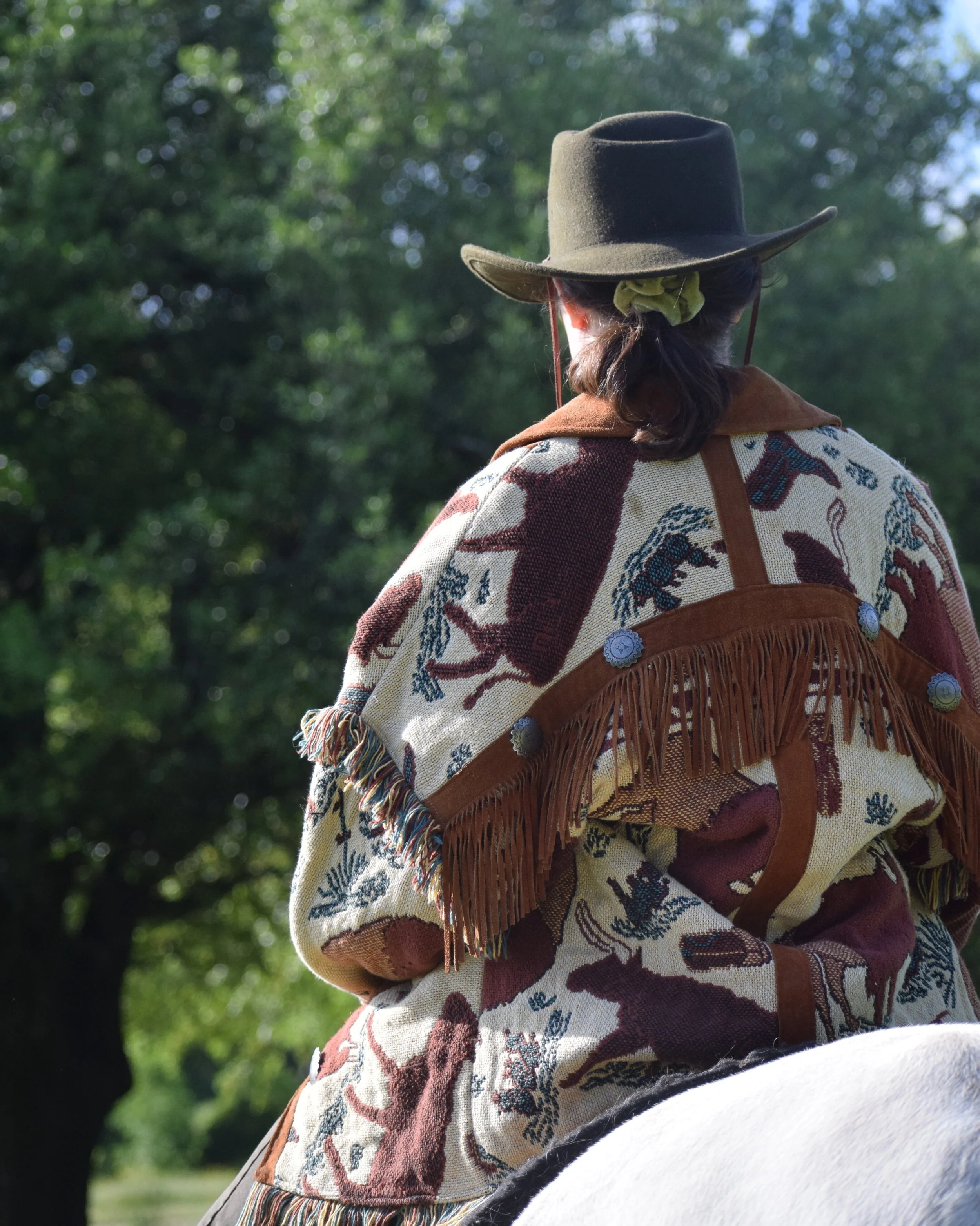 Horses in The Back; Yeehaw clothes attached