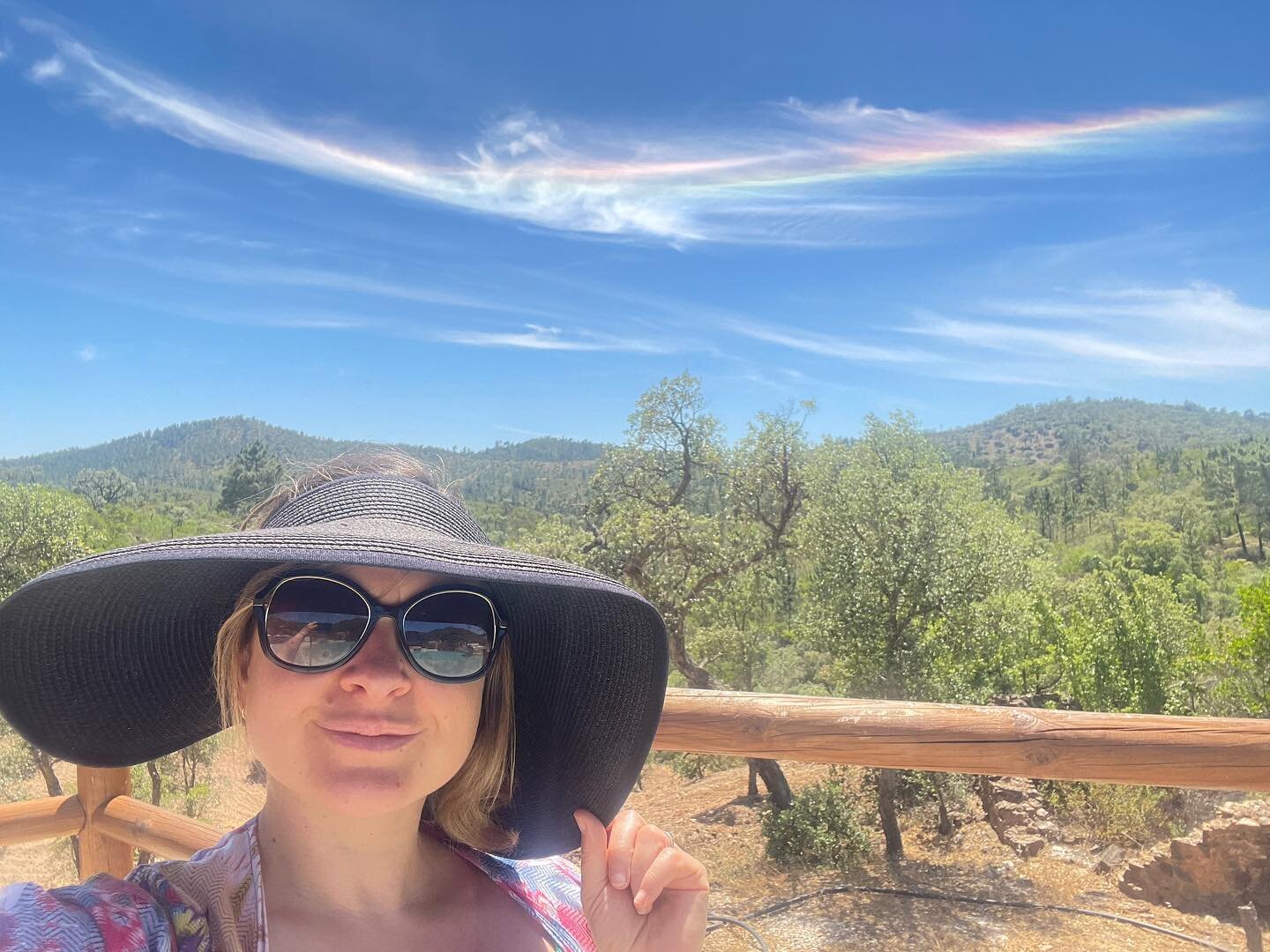 Have you ever seen a rainbow cloud like this? 
Isn&rsquo;t it amazing! Please tell me if you know what it&rsquo;s called. Felt like a little miracle today and a reminder of how grateful I am for this experience. 

Out of office is on this week for my