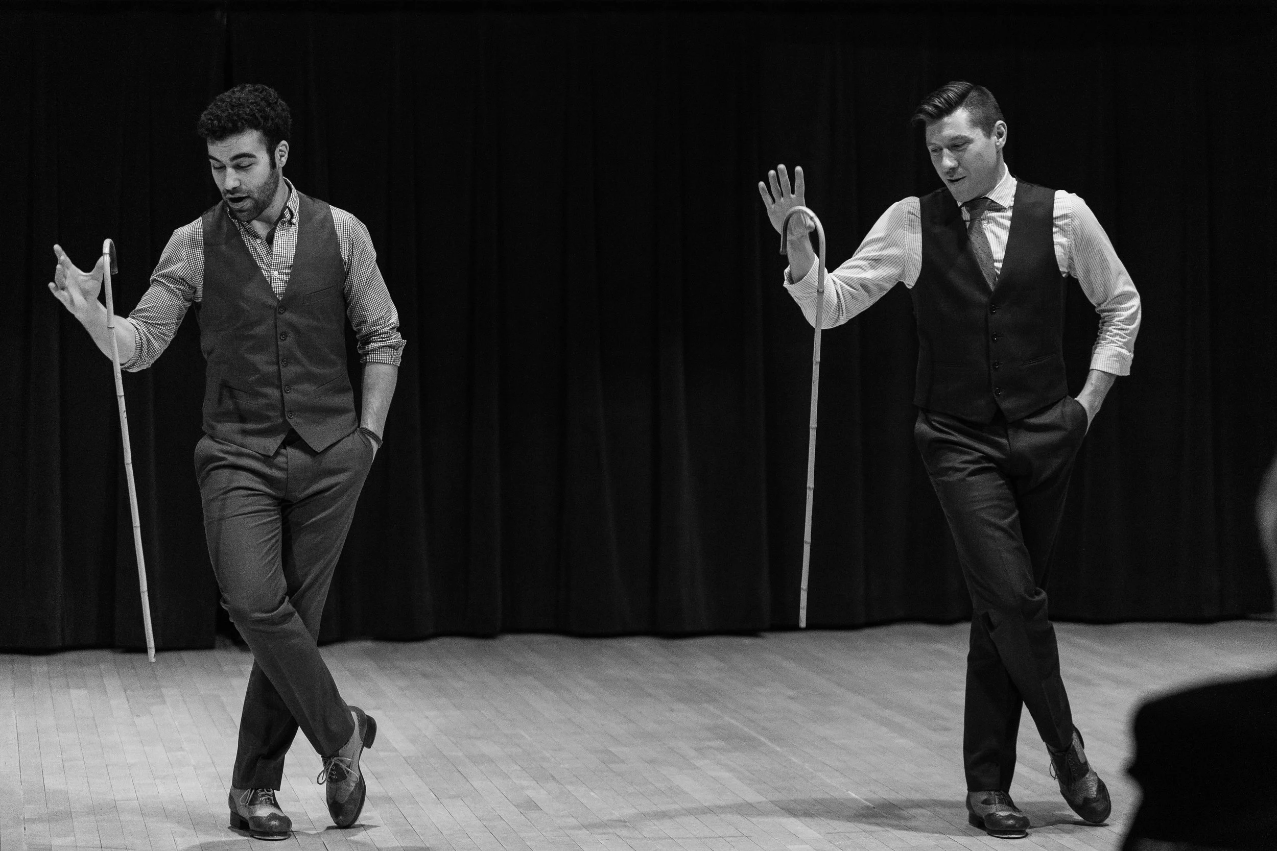  Nicky Romaniello and Justin Boccitto performing in the  Broadway Performance Project  at the 92nd Street Y, directed by Kimberly Vaughn. 