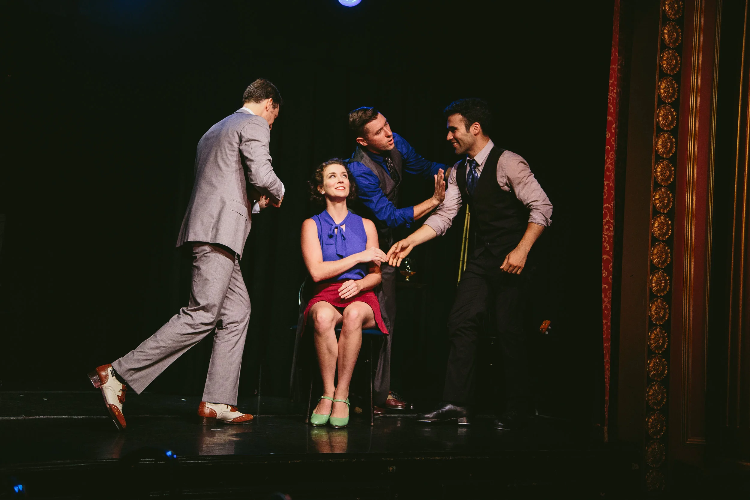  Edwin Francisco, Colleen Roberts, Justin Boccitto and Nicky Romaniello 
