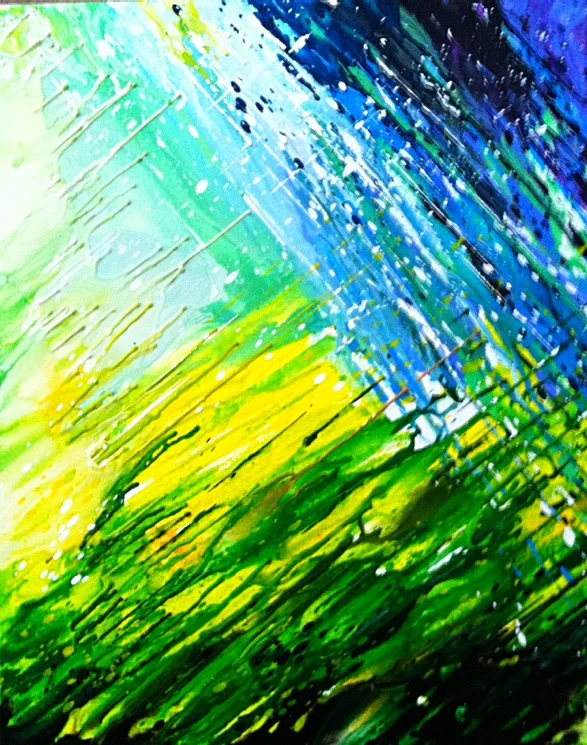 Abstract Blue