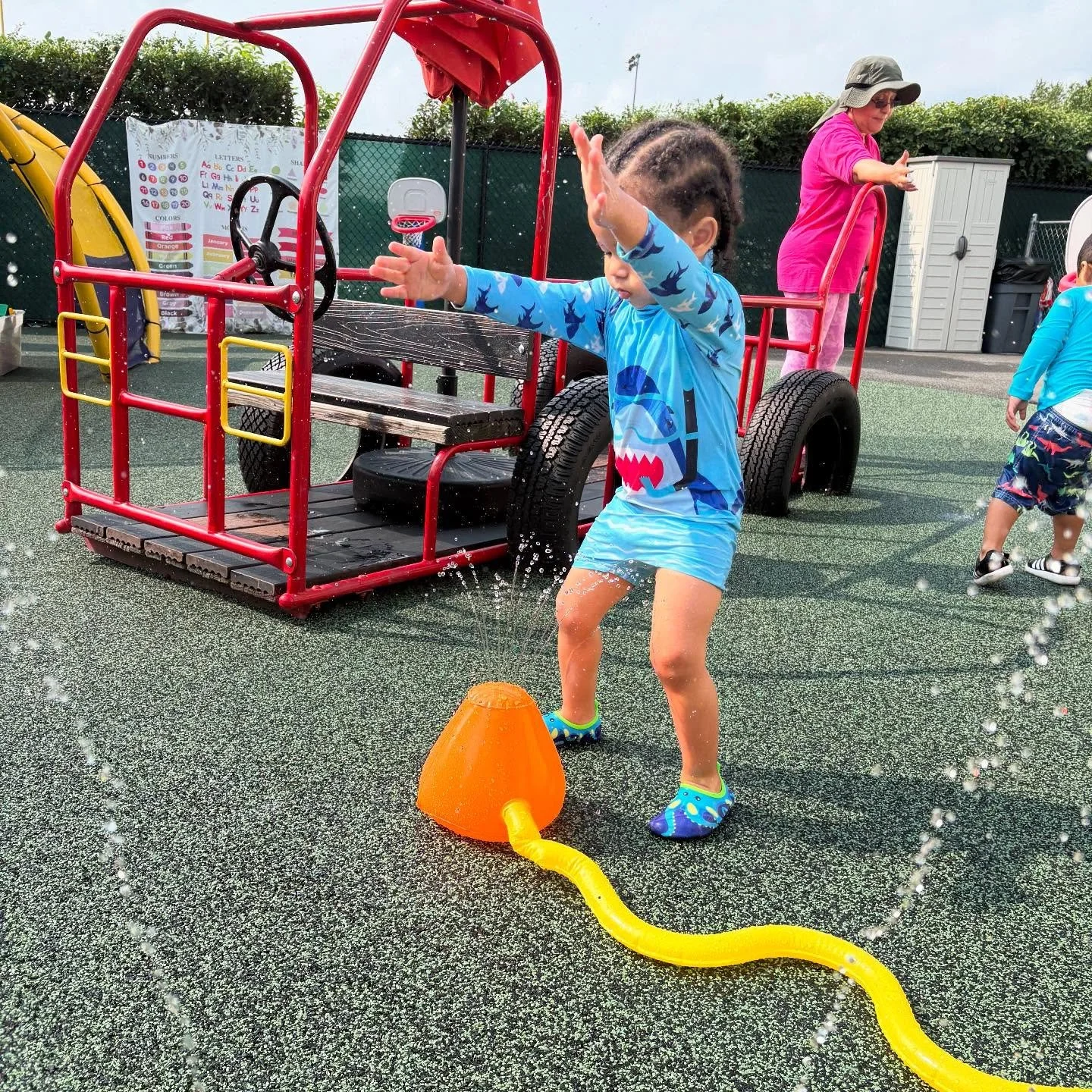 It was a beautiful morning for Water Play Day! ❤️