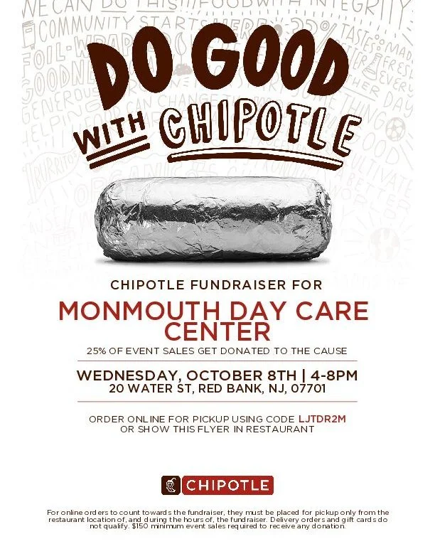 🌀You're going to want to get Chipotle for dinner tomorrow night...mention MDCC at check out and we will benefit from it!!🌀