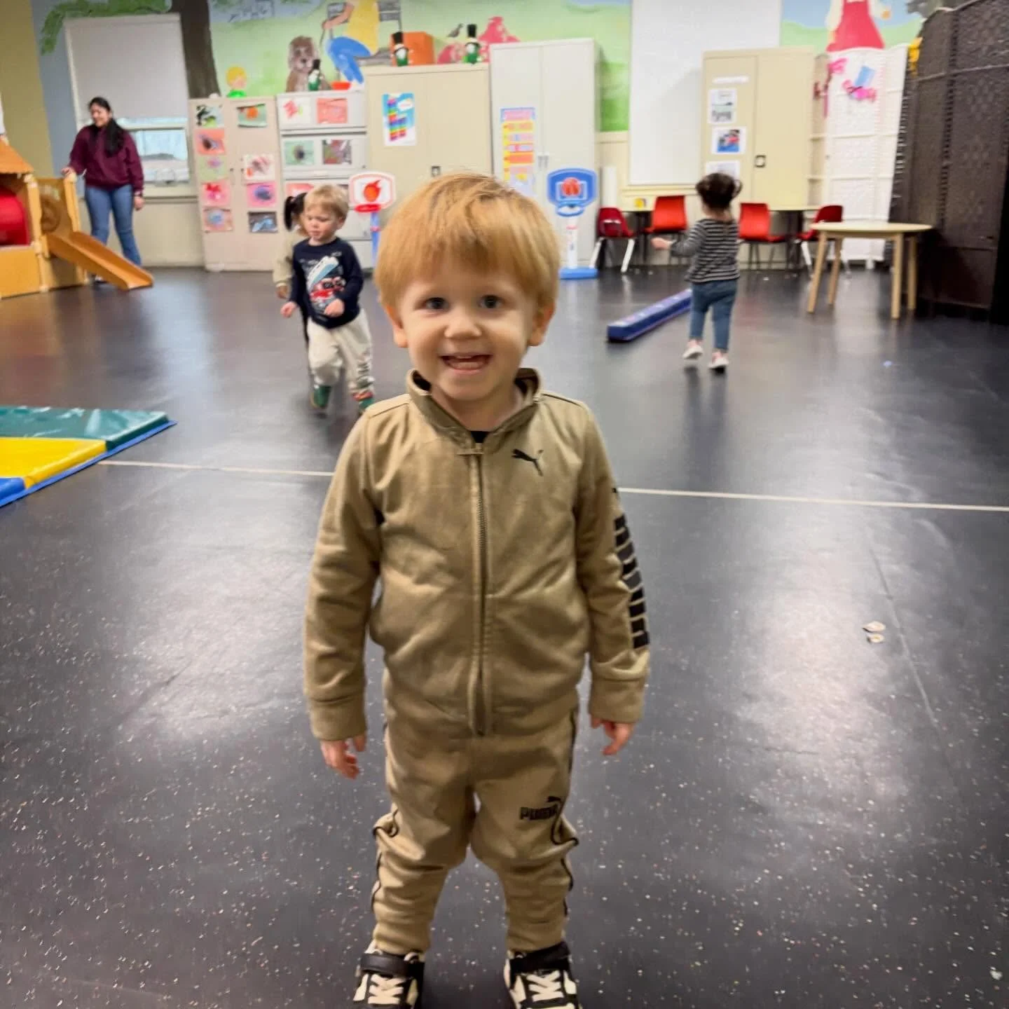 The rainy weather won&rsquo;t stop the Yellow Room from laughing, running, smiling and clapping! 💛 

Would you like to help keep a smile on our children&rsquo;s faces? Join us at our next fundraiser on April 30th! Proceeds to benefit the families an