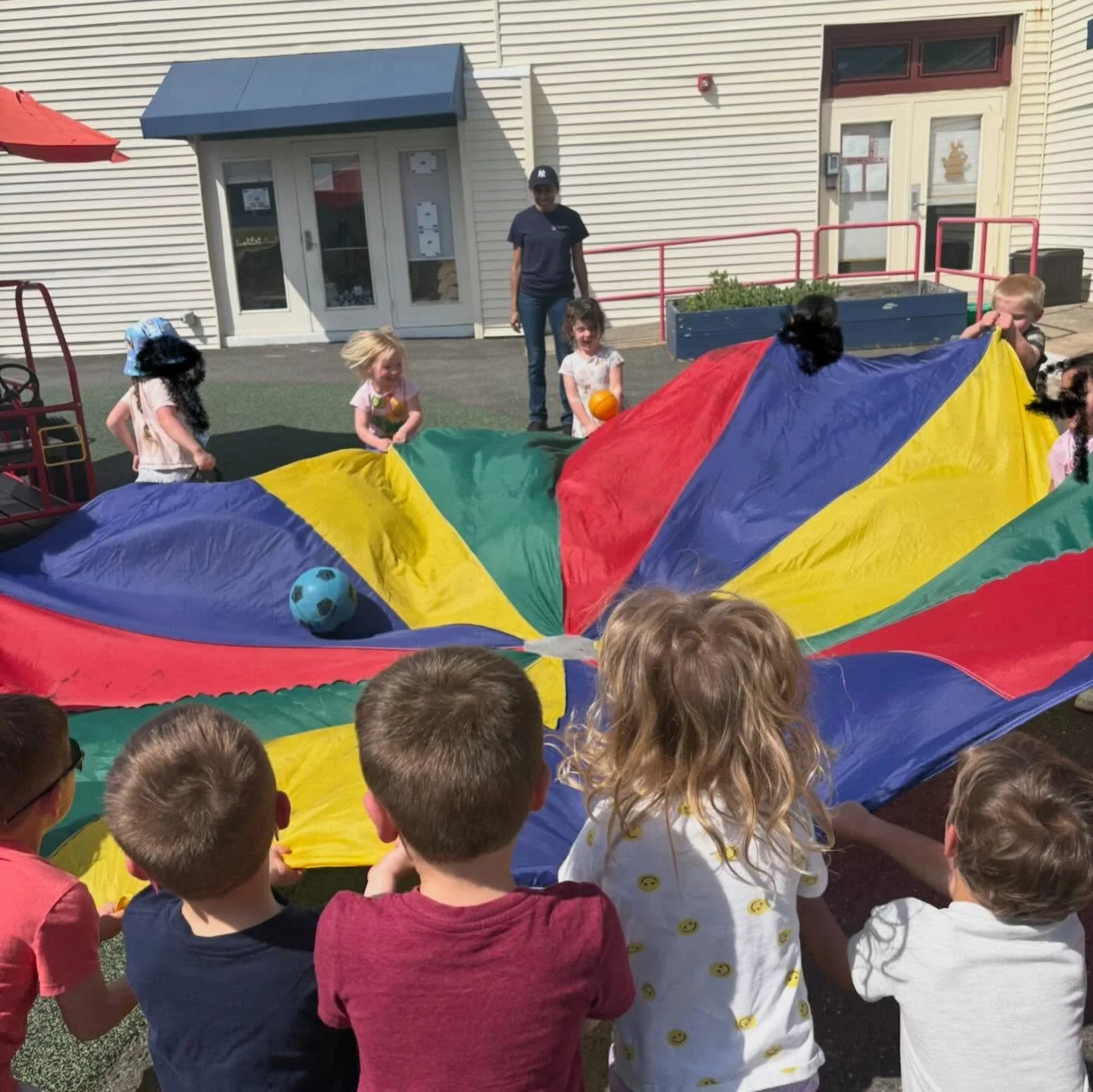 It&rsquo;s a beautiful day to break out the parachute! 💚