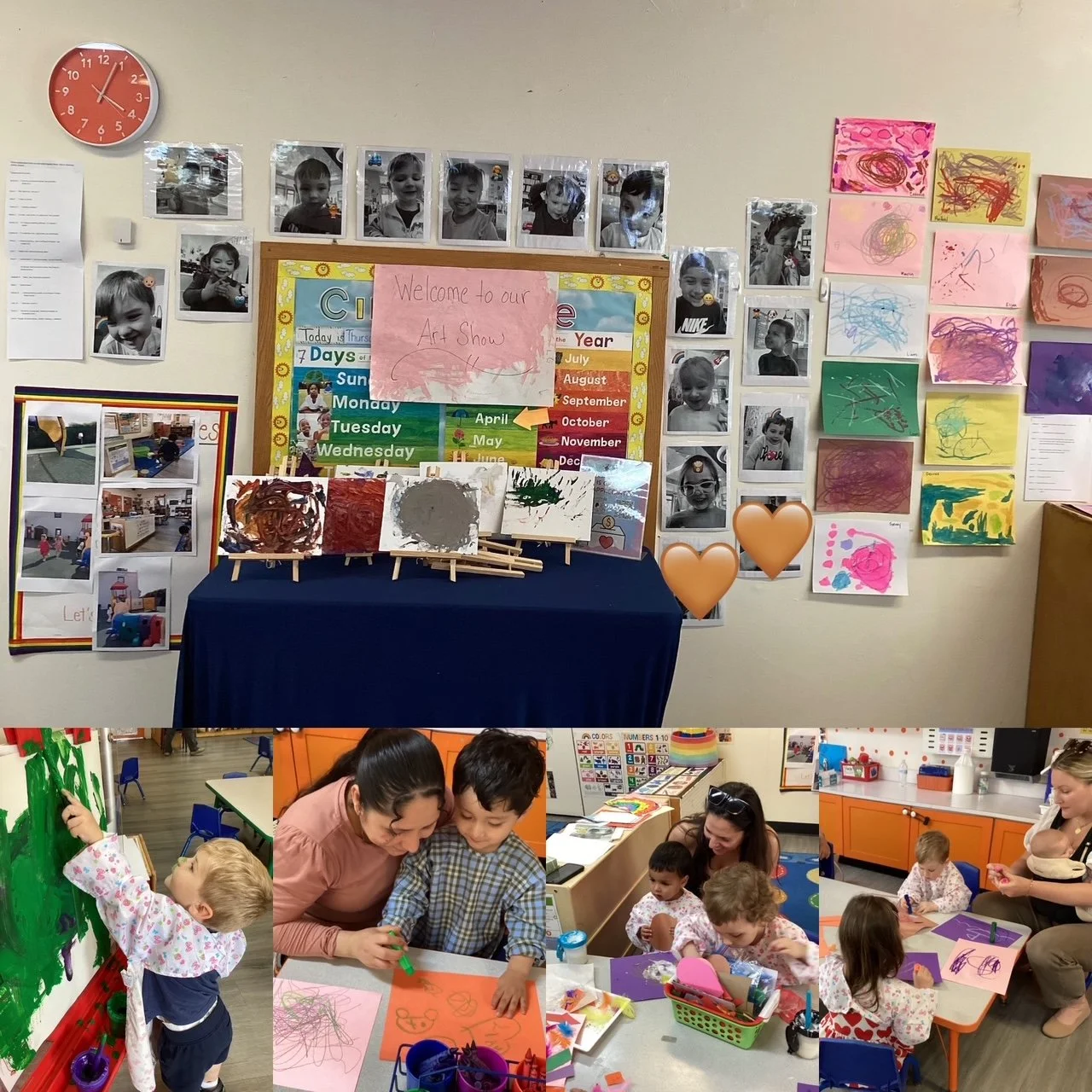 The Orange Room had so much fun at their Art Show!🧡