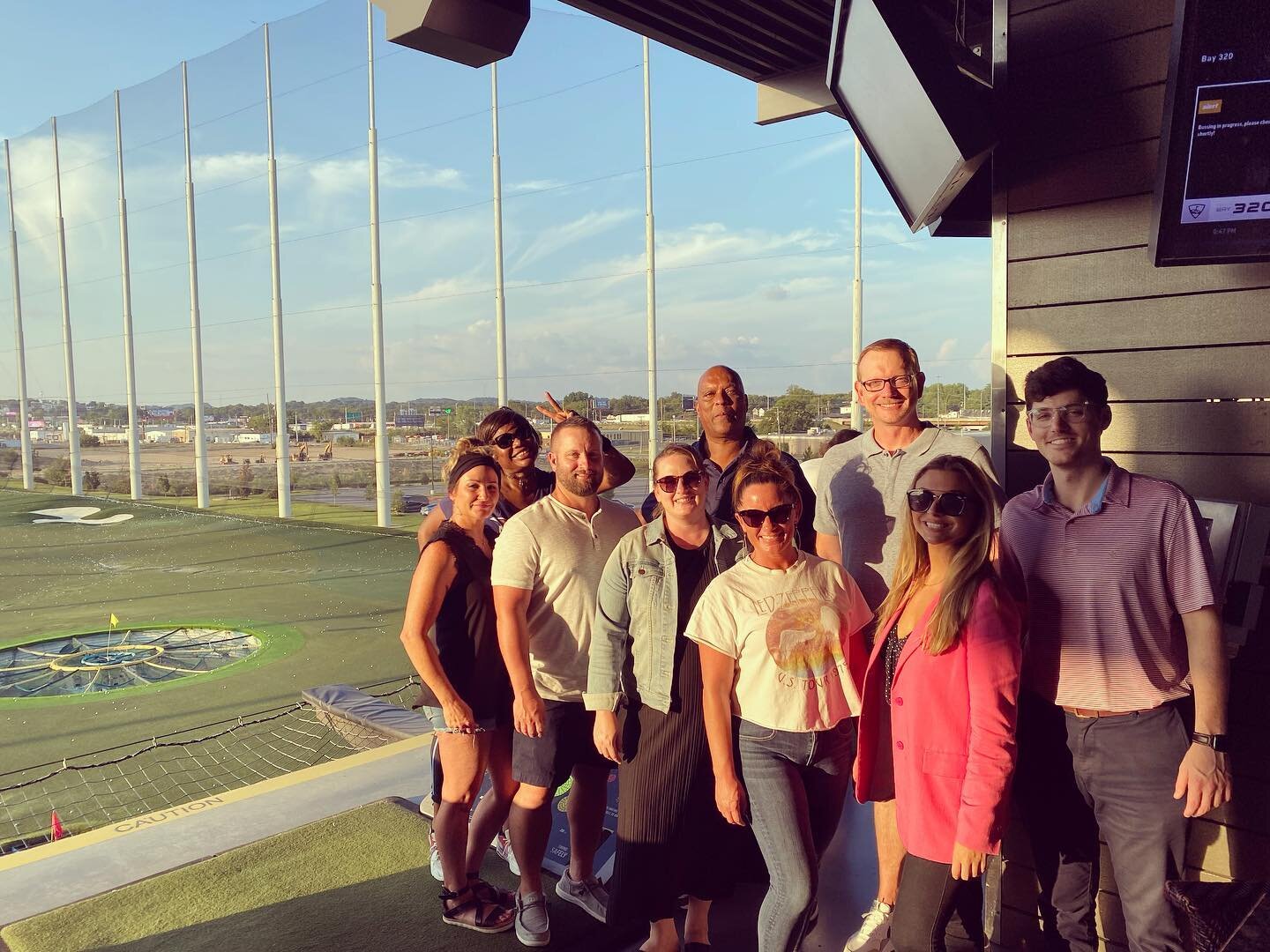 The @one_nashville team enjoyed a fun night at @topgolf! This team is the best! ⛳️ 🤩🎉