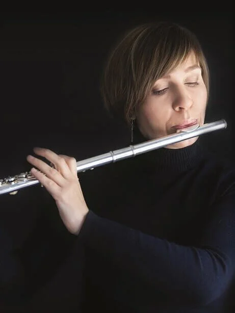 Lesia Minaieva, flute