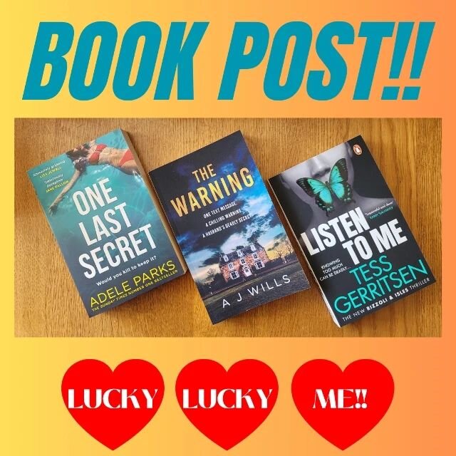 BOOK POST!! LUCKY, LUCKY ME!! Can't wait to start these 3 lovelies!! Not all at once, obviously, although I'm tempted they're all fab authors - who should I read first? ❤️ ❤️ ❤️

#bookpost #spoilingmyself #thrillers #earlynight #nightreading #lovemyb