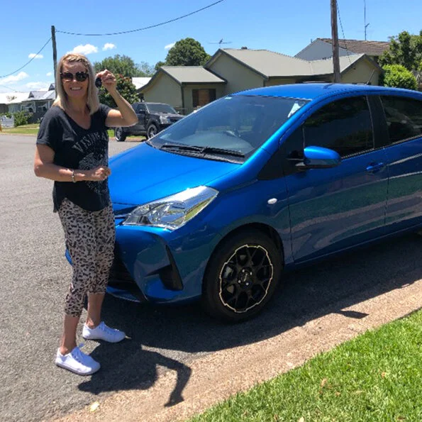 Leonie had the car… and now importantly also the keys!