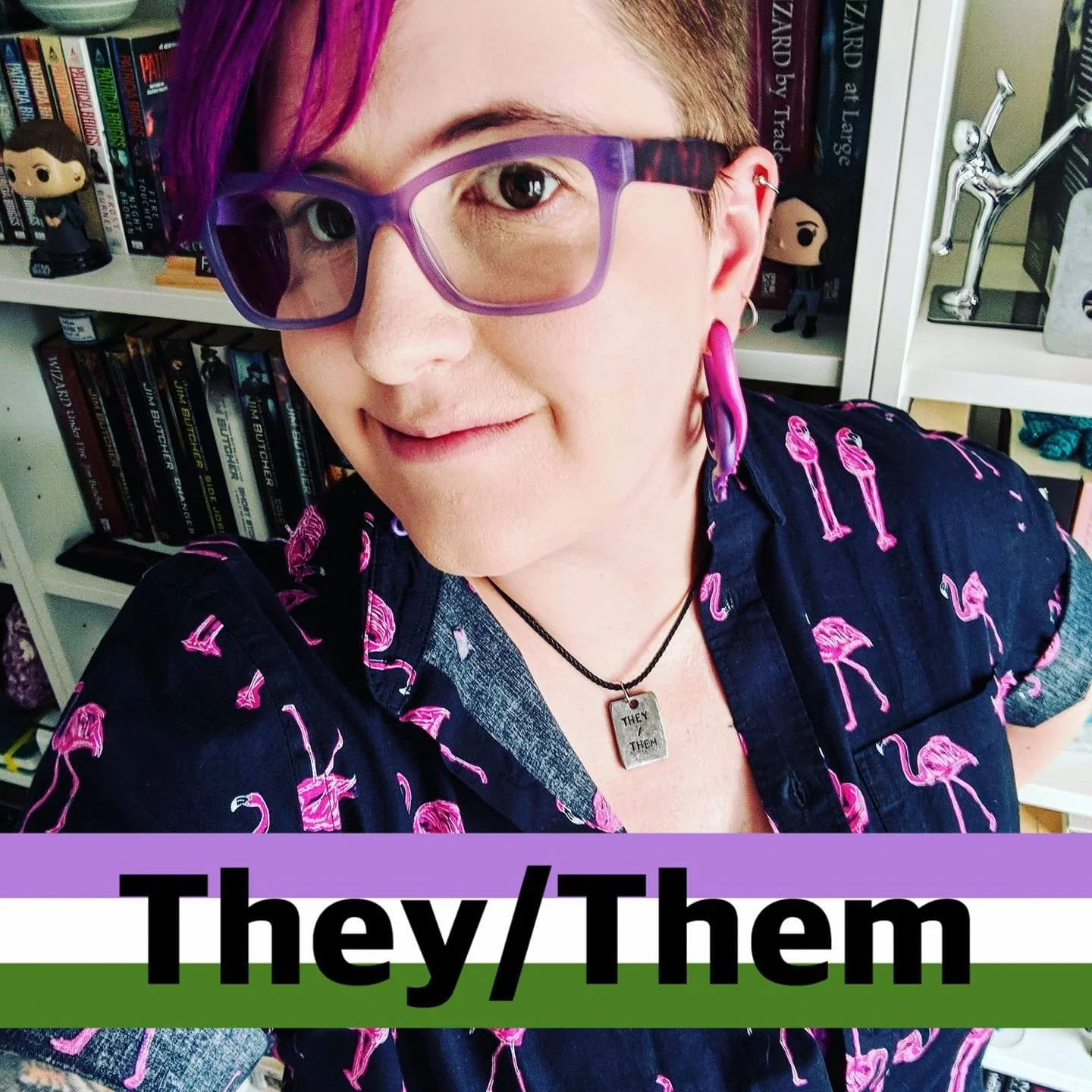 Hi! Same name, new pronouns! Thanks to everyone who uses them and corrects others when they don’t. I couldn’t do this without you all!