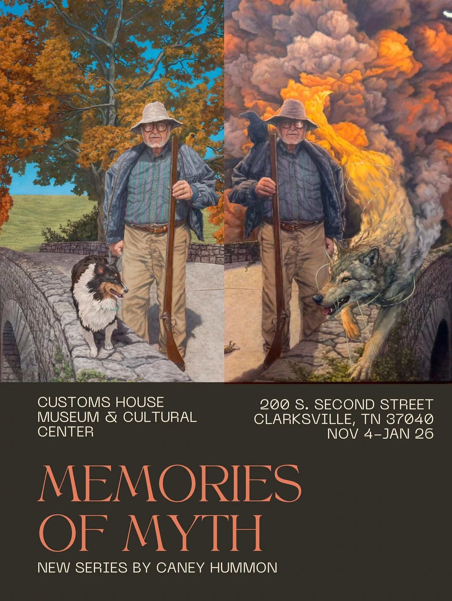 So excited to be less than a month from my first museum show opening at the Customs House Museum and Cultural Center!!!! Show will be up from November 4, 2025 to January 26, 2026- Hope some of y&rsquo;all can check it out and send me your harshest cr