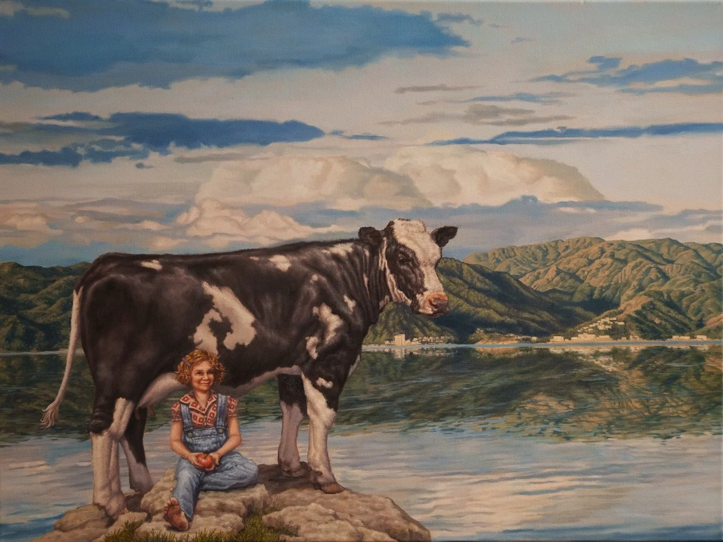 &ldquo;Primordial Waters: The Start of Everything&rdquo;. Oil paint on canvas. 2025. 18 x 24 in. 
&ldquo;Primordial Waters: The End of Nothing&rdquo;. Oil paint on printed canvas. 2025. 18 x 24 in. 

The first piece is a portrait of my grandmother An