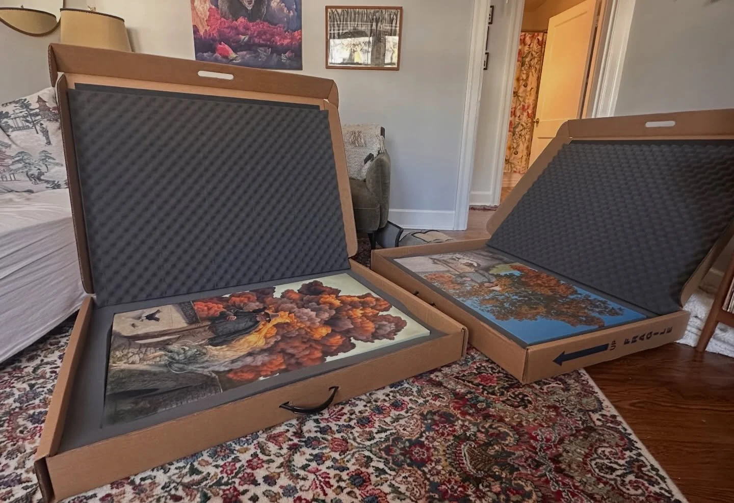 How it feels shipping paintings you love to their happy new home 🥲 

#partingissuchsweetsorrow #oilpainting #artist