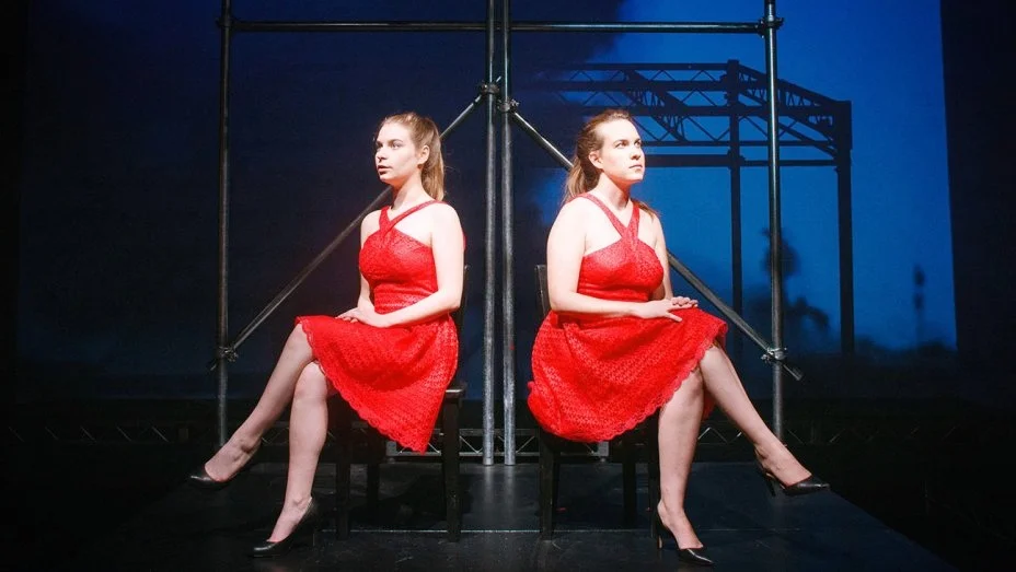 Hollywood Reporter Review of "right left with heels"