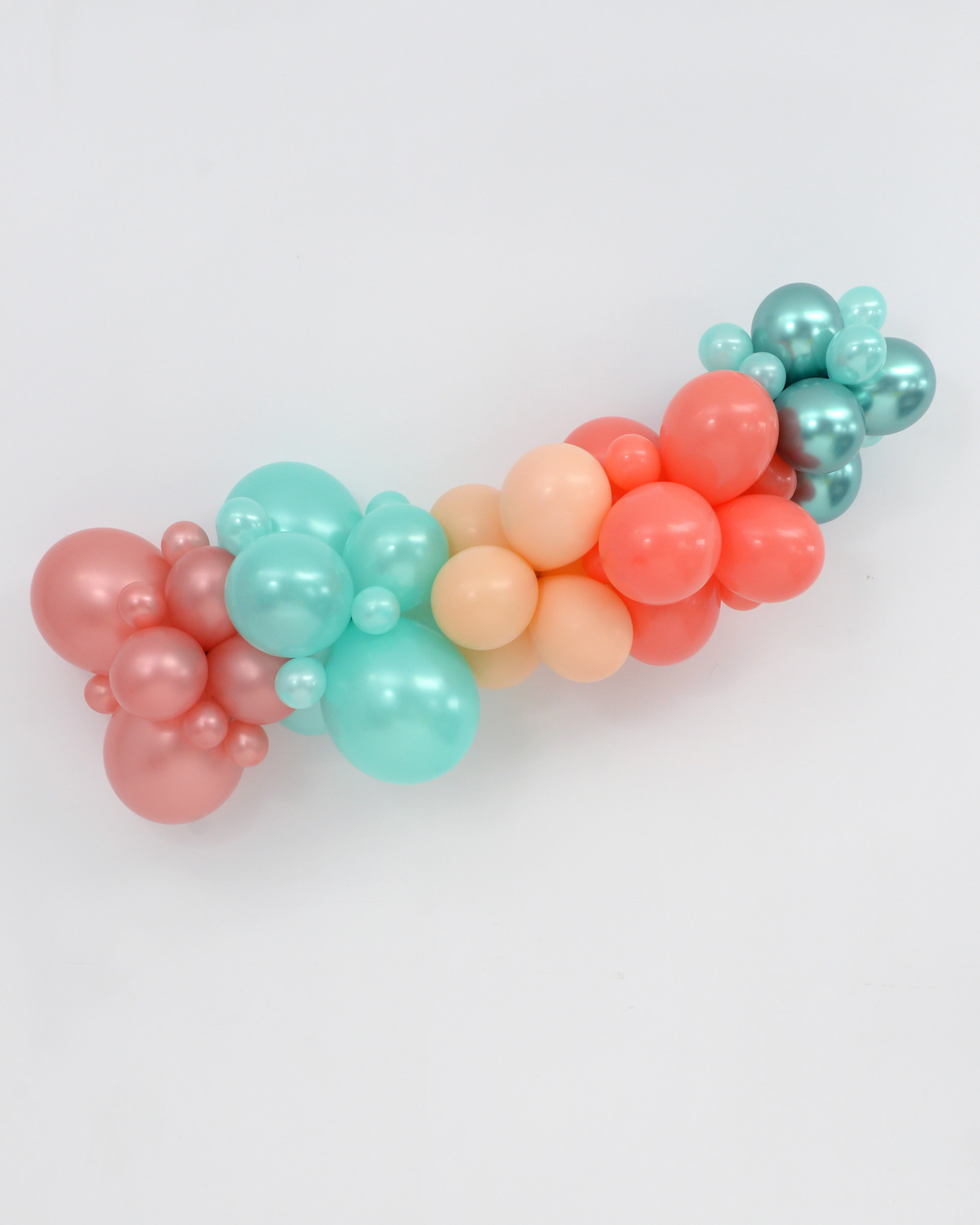 Coral And Mint Balloon Garland