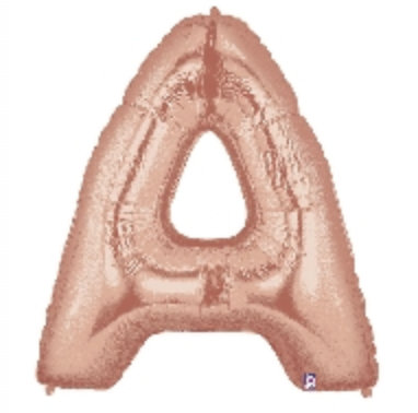 Rose Gold Letter A