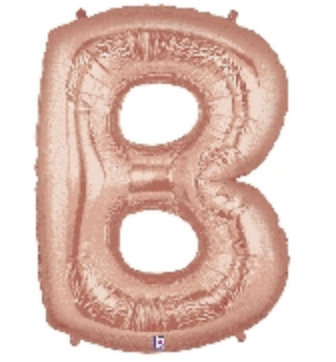 Rose Gold Letter B